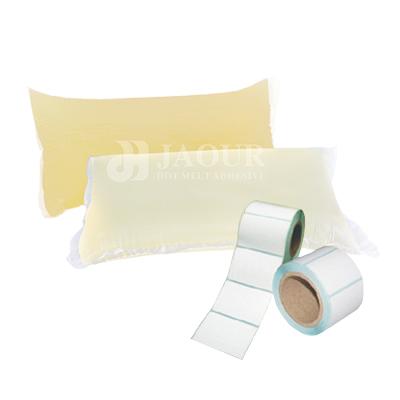 چسب چسب داغ لاستیک جامد مصنوعی برای برچسب زدن کاغذ بسته بندی مواد غذایی 1
